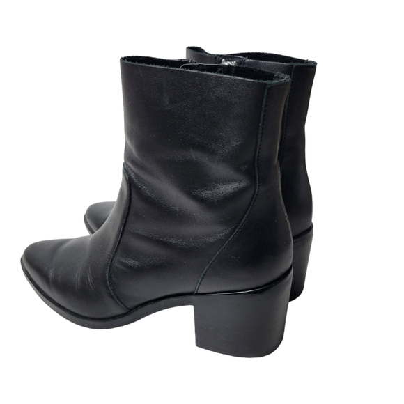 Treasure & Bond | Black Genuine Leather Boots Womens 7 - Picture 3 of 10